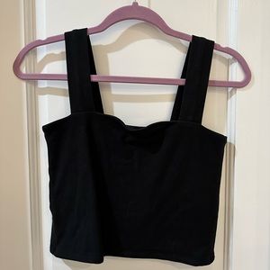 Groceries apparel Square neck crop top